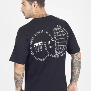 Camiseta Crown Training Over World Preto
