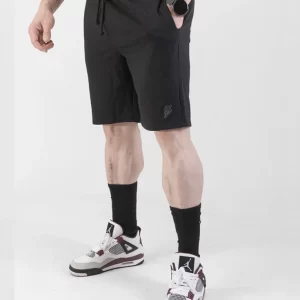 Bermuda Crown Moletom Tradicional Dark Bordada Preto