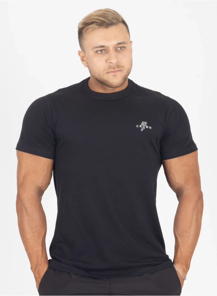 Camiseta Crown Training Bodybuilding Preta